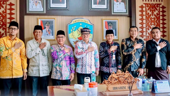 Bupati Tana Tidung Terima Kunjungan Silaturahmi Kementerian Haji dan Umroh Provinsi Kalimantan Utara