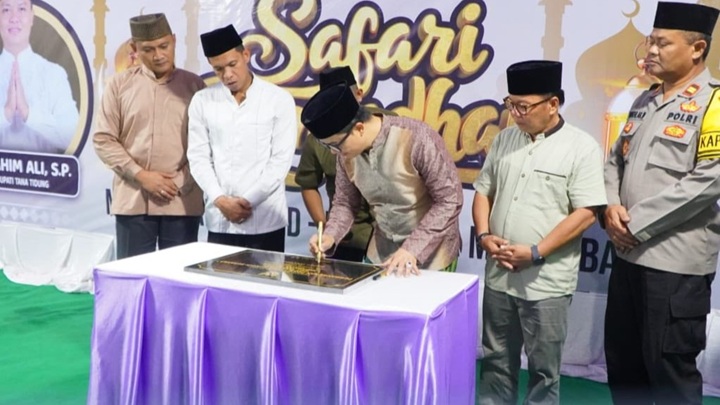 Safari Ramadhan dan Peresmian PDAM Tirta Sungoi Sesayap Unit Tana Merah