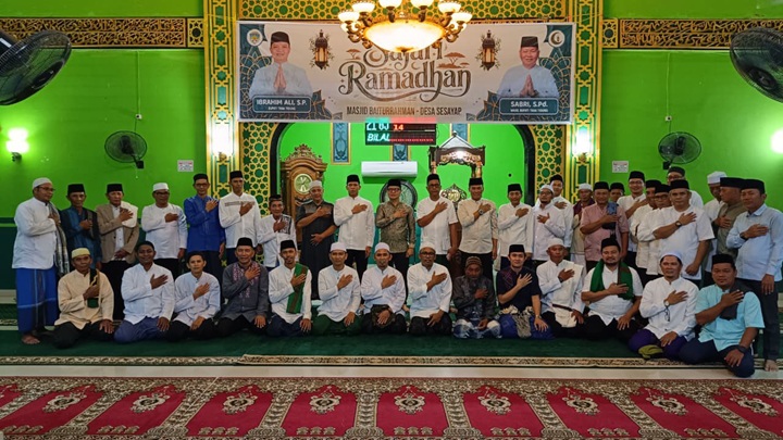 Safari Ramadhan Pemkab Tana Tidung di Masjid Baiturrahman Sesayap