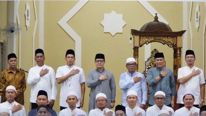 Safari Ramadhan Pemkab Tana Tidung Digelar di Masjid Baiturrahman Desa Kujau