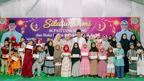 Bupati Tana Tidung Gelar Buka Puasa Bersama Anak Yatim dan Petugas Kebersihan