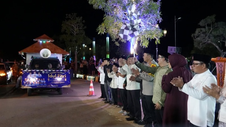 Pawai Takbir Keliling di Tana Tidung Berlangsung Meriah