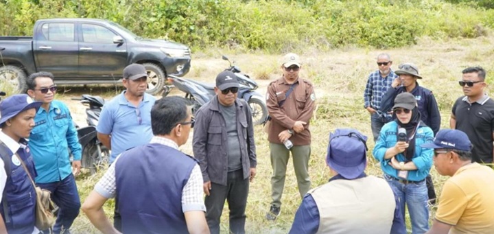 Survei Lokasi / Lahan persiapan lahan Kampung Nelayan Merah Putih
