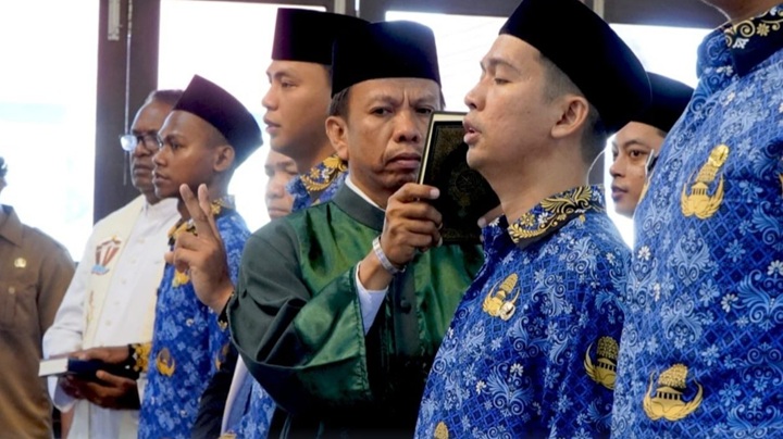 Sumpah dan Janji PNS Formasi 2024 di Pendopo Lumbung Taka