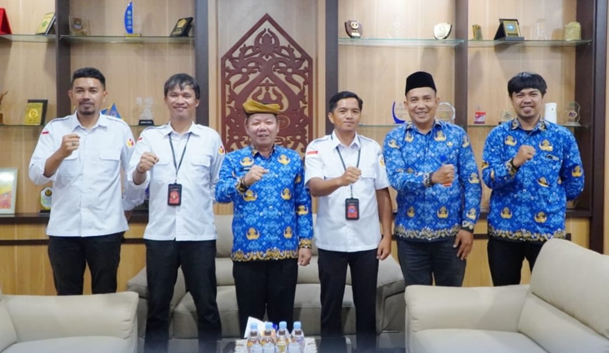 Kunjungan kerja BAWASLU sekaligus silaturahmi dengan Wakil Bupati Tana Tidung