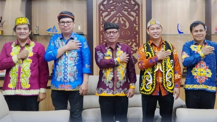 Wakil Bupati Tana Tidung Terima Kunjungan Silaturahmi Lembaga Adat Kenyah