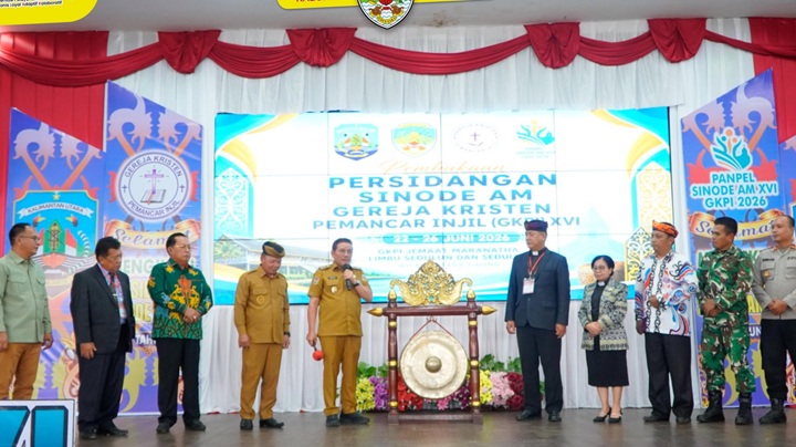 Pembukaan Persidangan Sinode AM GKPI XVI Tahun 2026 di Kabupaten Tana Tidung