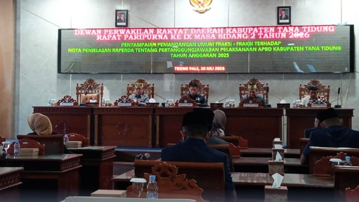 Fraksi DPRD Tana Tidung Sepakati Raperda Pertanggungjawaban APBD 2025 Dilanjutkan ke Tahap Pembahasan