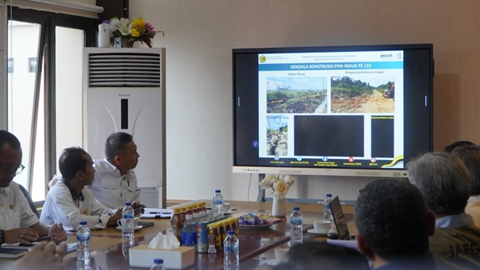 Bupati Tana Tidung Bahas Progres Pembangunan Jargas Rumah Tangga di Kecamatan Tana Lia