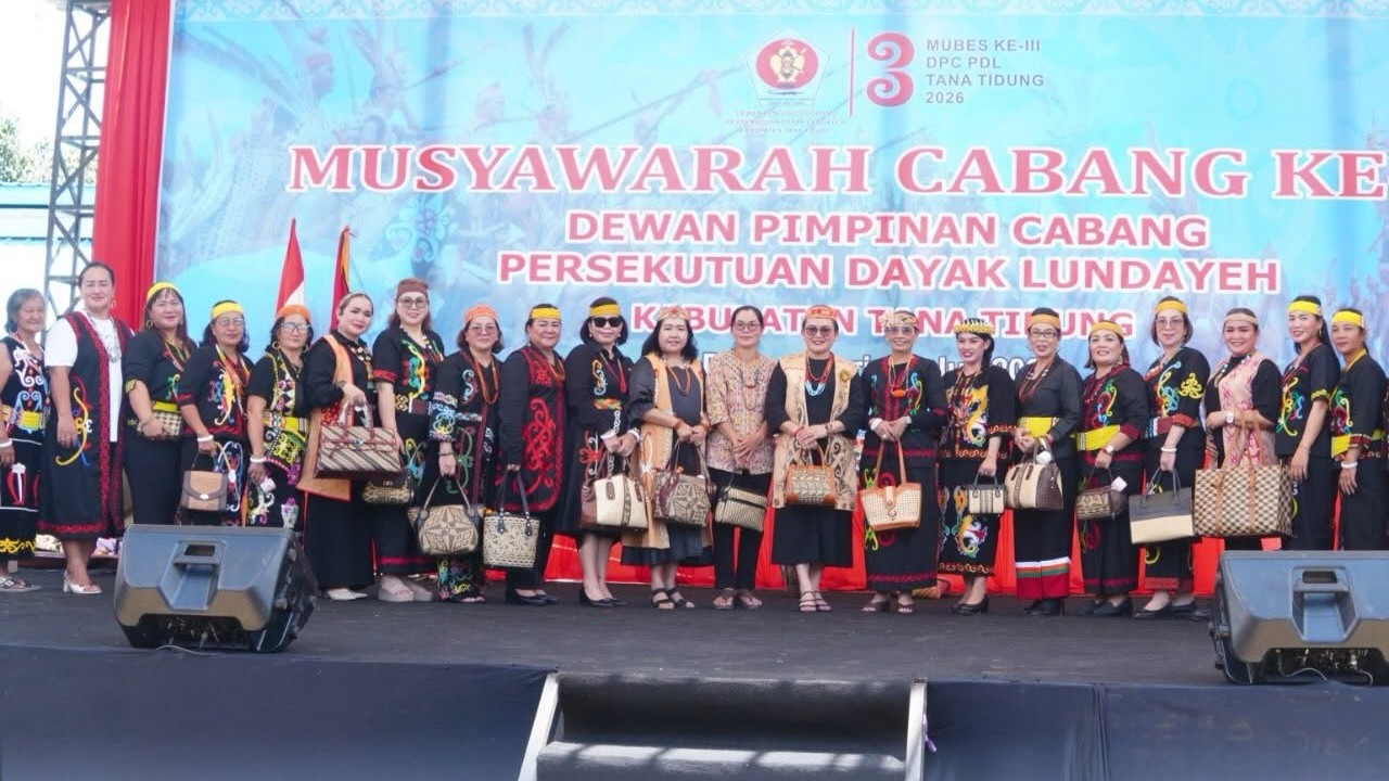 Wakil Bupati Tana Tidung Resmi Buka Musyawarah Cabang III Persekutuan Dayak Lundayeh Tahun 2026