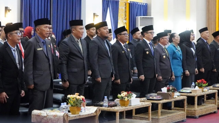 Bupati Ibrahim Ali Lantik 82 Pejabat Administrator, Pengawas, dan Fungsional di Lingkungan Pemkab Tana Tidung