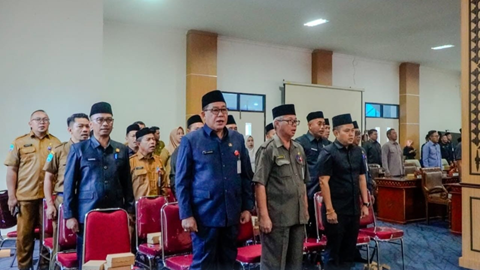 Bupati Tana Tidung Sampaikan Jawaban Pemerintah atas Pandangan Umum Fraksi dalam Rapat Paripurna X DPRD
