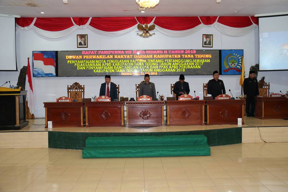 Rapat Paripurna ke VII Masa Sidang II Tahun 2018 â€œDPRD KTTâ€