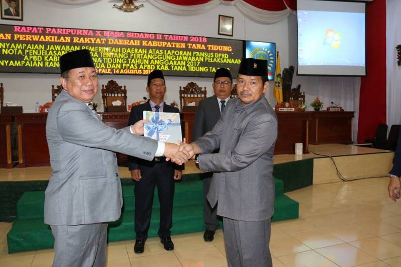 Rapat Paripurna X masa Sidang II Tahun 2018 DPRD KTT