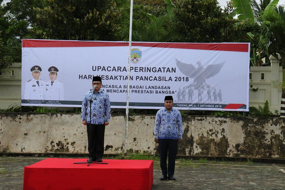 Sekda Pimpin Upacara Hari Kesaktian Pancasila