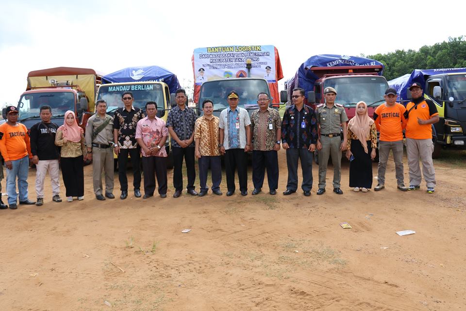Pelepasan Bantuan logistik bagi para Korban bencana alam "Palu dan Donggala"