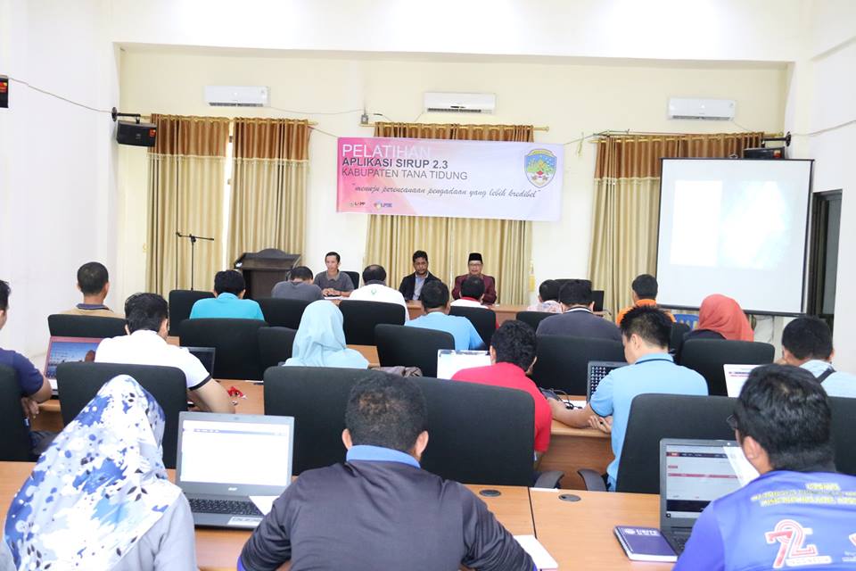 Pelatihan Penginputan RUP pada Aplikasi SiRUP Versi 2.3