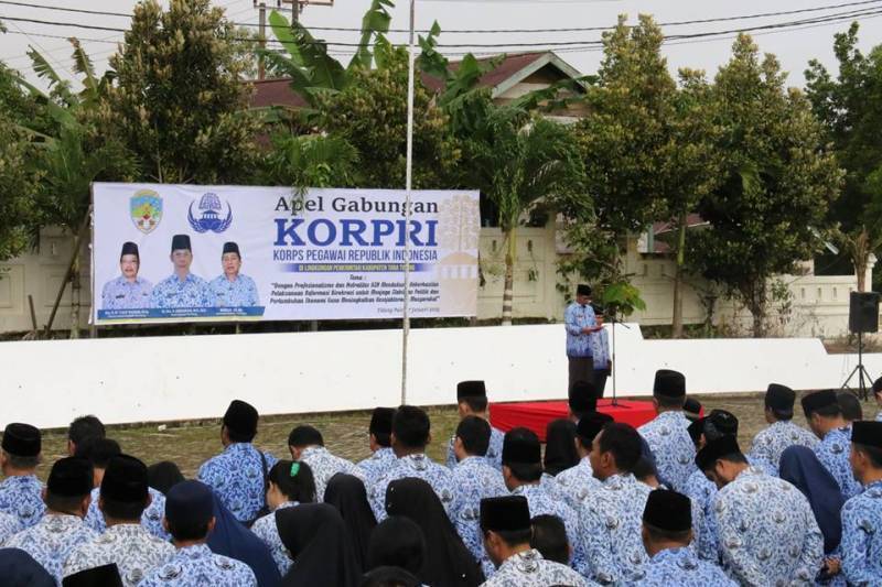 Bupati pimpin Apel Gabungan Korpri