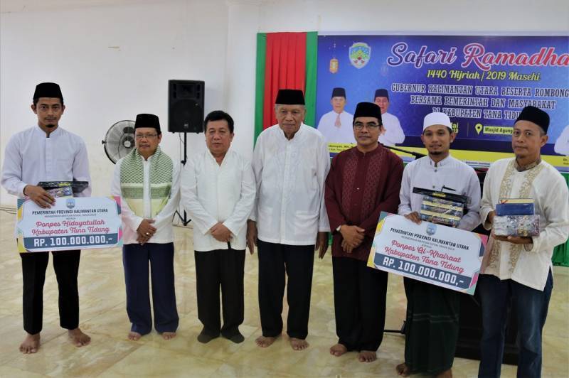 Safari Ramadhan Wakil Gubernur Kalimantan Utara, Bupati Tana Tidung Mengajak Untuk Meningkatkan Prestasi Di Bumi Upuntaka