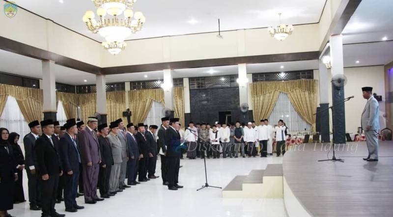 Bupati Kembali Melantik 28 Pejabat di Lingkungan Permerintah Kabupaten Tana Tidung
