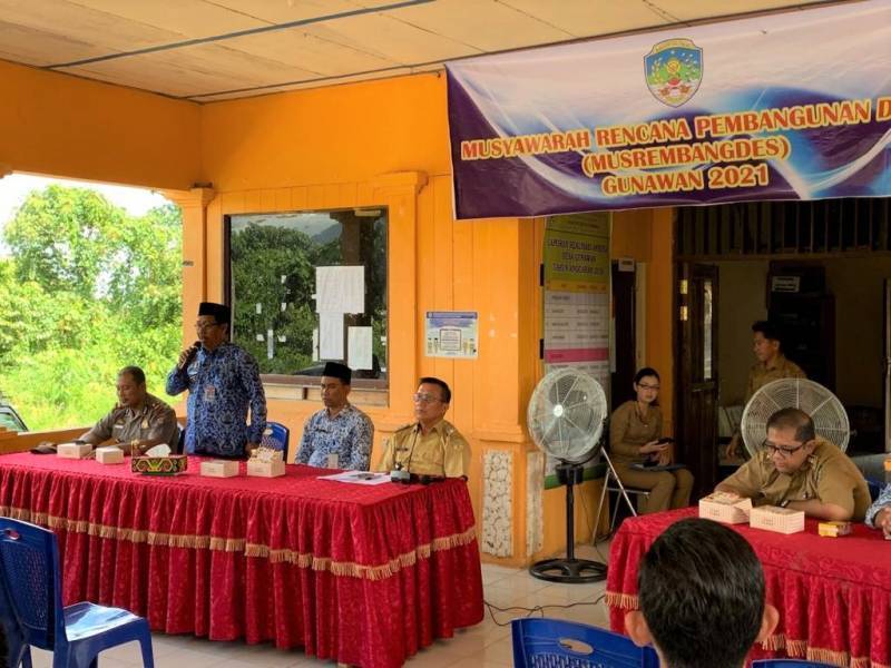 Musyawarah Rencana Pembangunan Desa (MUSREMBANGDES) Gunawan Tahun 2021