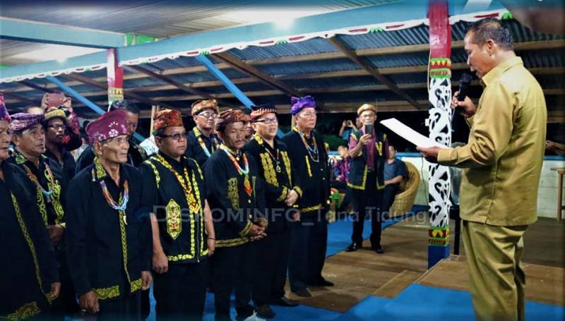 Pelantikan Pengurus Lembaga Adat Dayak Bulusu Se-Kabupaten Tana Tidung Masa Bakti 2019-2024