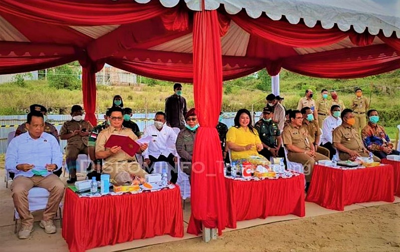 Peletakan Batu Pertama Pembangunan Gedung Kantor Perwakilan Badan Intelijen Negara (BIN) Daerah Kalimantan Utara