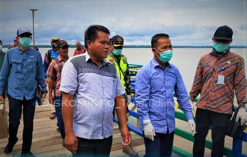 Bupati Tana Tidung Memantau Langsung Posko Jaga