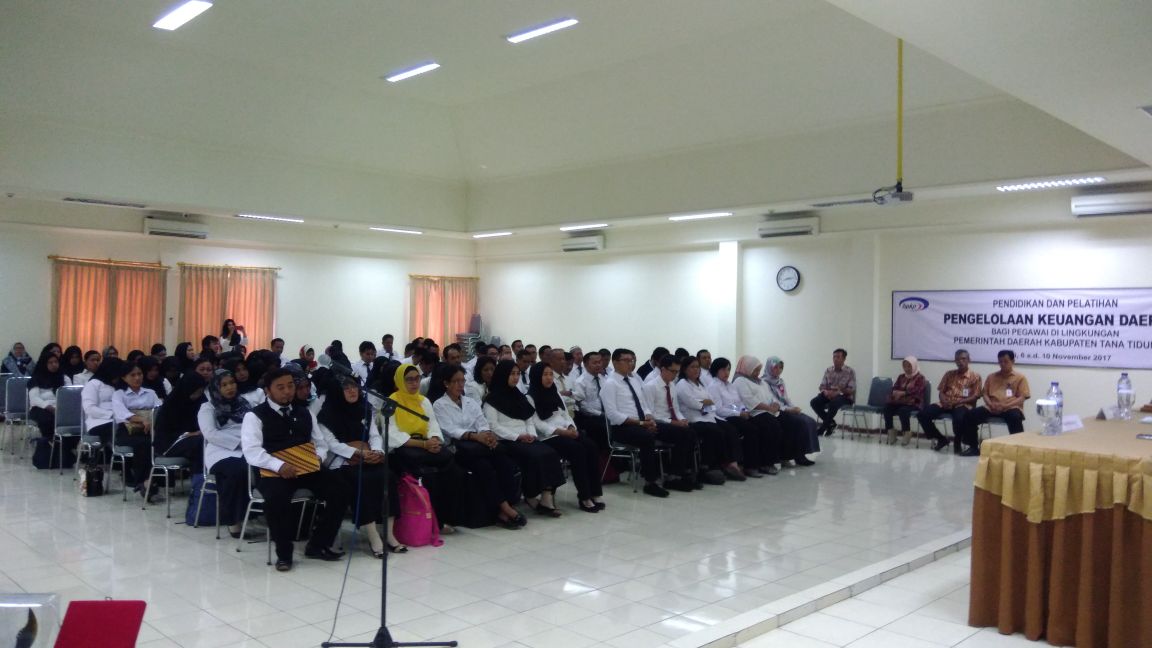 Diklat Pengelolaan Keuangan dan Barang Milik Daerah oleh BPKAD KTT