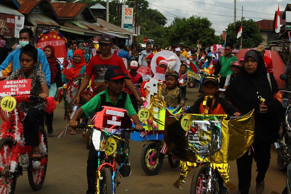 Lomba Hias Sepeda dan Jalan santai dalam Meriahkan HUT Ke-72 RI dan HUT Ke-10 KTT