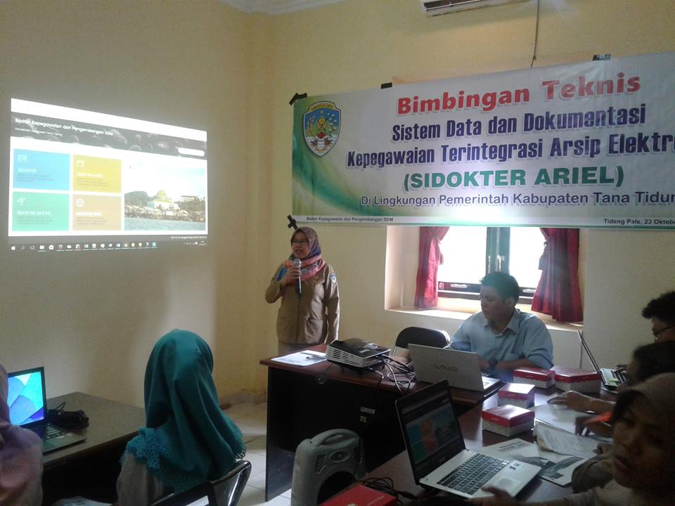 Bimbingan Teknis â€œSIDOKTER ARIELâ€ oleh BKPSDM