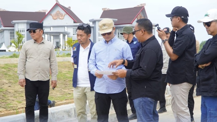 Bupati dan Wakil Bupati Tana Tidung Pantau Kesiapan Paskibraka Jelang HUT ke-81 RI